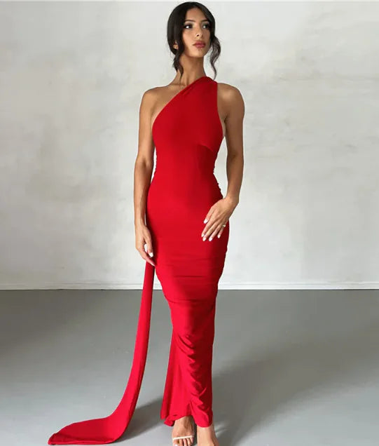 Backless Halter Sheath Dress For Women - Glide Goods LLC
