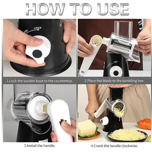 Kitchen Manual  Grater - Glide Goods LLC