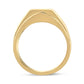 14K Yellow Gold Plated .925 Sterling Silver Miracle-Set 1/5 Cttw Diamond Men's Band Ring (I-J Color, I3 Clarity) - Glide Goods LLC