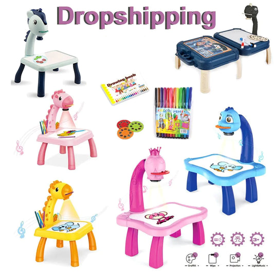 Kids Painting Board Toys - Glide Goods LLC