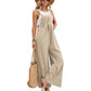 2023 Summer Women’s Casual Loose Wide Leg Jumpsuit