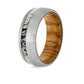 Antler and Whiskey Barrel Ring - Glide Goods LLC