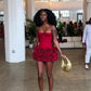 Strapless Mini Ball Gown - Glide Goods LLC