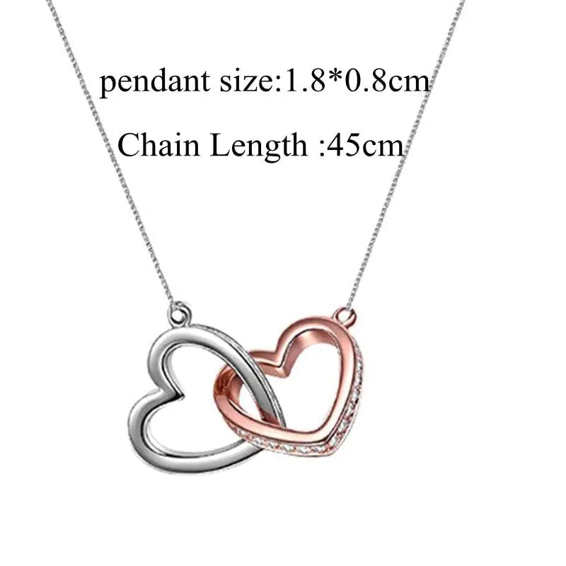 Necklaces for Women Gift Heart Pendant - Glide Goods LLC