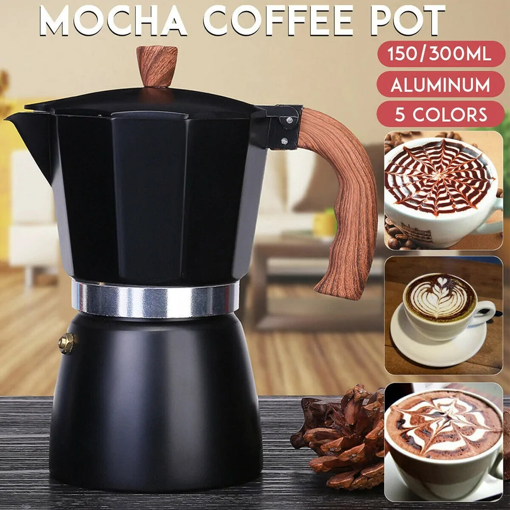 Portable Octagonal Espresso Coffee Maker - Glide Goods LLC