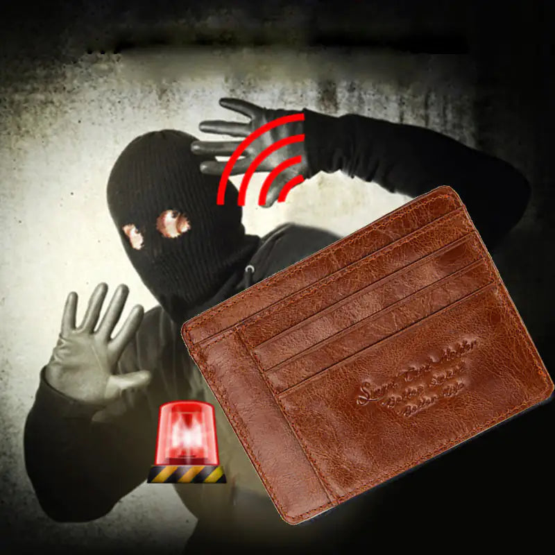 Anti-Theft and Anti-Lost Bluetooth Enabled Wallet - Glide Goods LLC