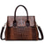 Bags fuax Leather Embossed Crocodile pattern - Glide Goods LLC