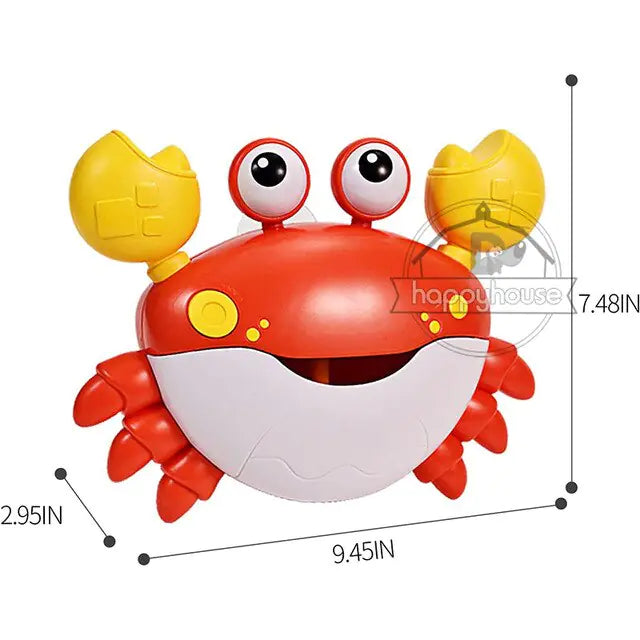 Baby Bath Toys Bubble Machine Crabs Frog - Glide Goods LLC