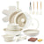 VIVIDCOOKWARE 22pcs Pots and Pans Set Non Stick Ceramic Cookware Set with Detachable Handle Pot Sets for Cooking Nonstick with Collapsible Dish Basin Oven Safe - Glide Goods LLC