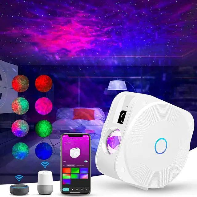 Smart Galaxy Projector: Colorful Starry Sky - Glide Goods LLC