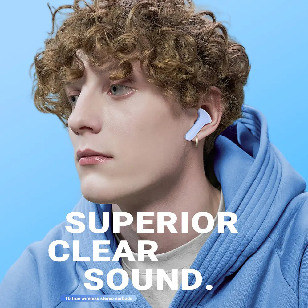T6 TWS Wireless Earphones - Glide Goods LLC