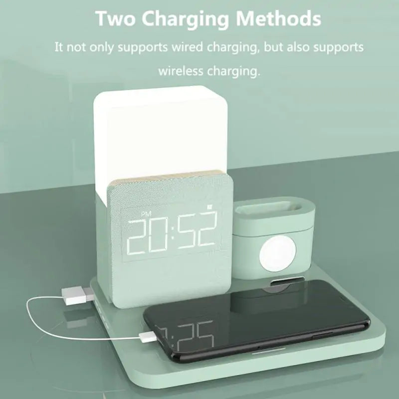 Wireless Charging Clock - Glide Goods LLC