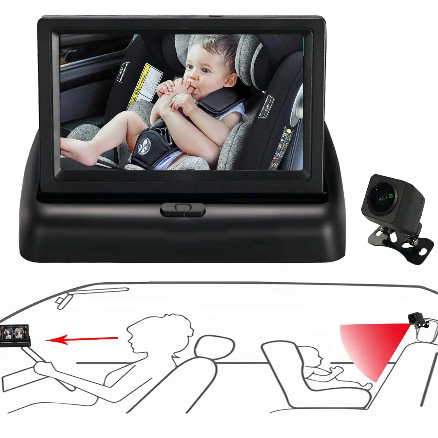 Monitor Baby Car - Glide Goods LLC