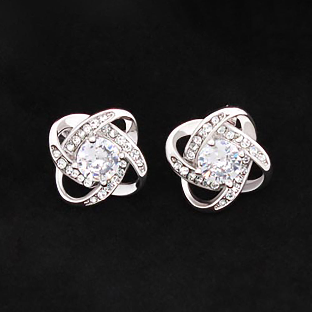Love Knot Stud Earrings - Glide Goods LLC