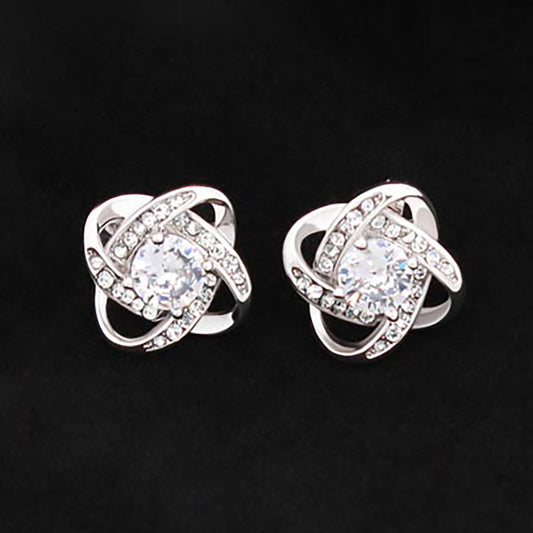 Love Knot Stud Earrings - Glide Goods LLC