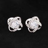 Love Knot Stud Earrings - Glide Goods LLC