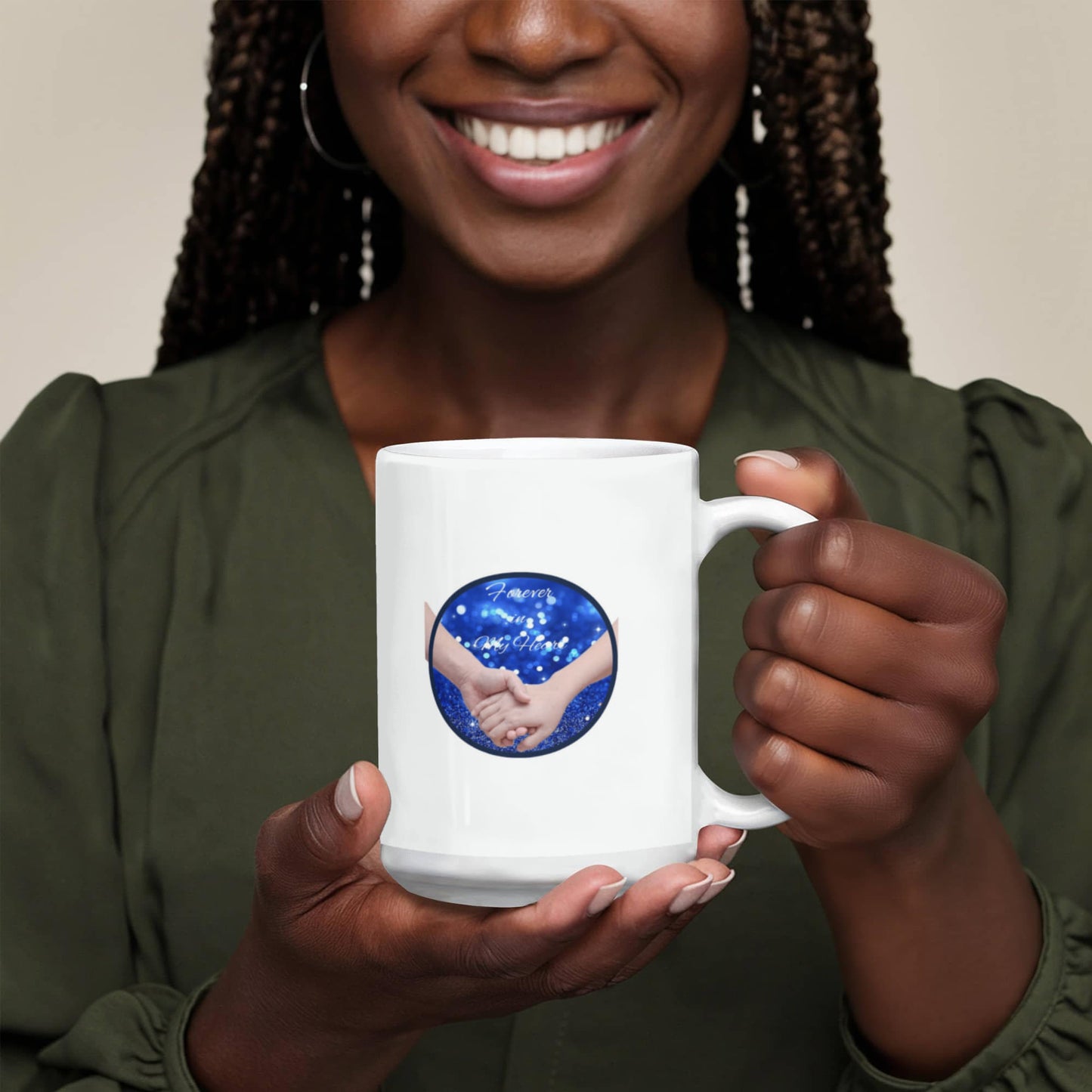 White Ceramic Mug - Glide Goods LLC