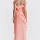 Strapless Suspender Evening Dress - Glide Goods LLC