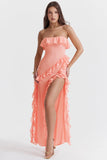 Strapless Suspender Evening Dress - Glide Goods LLC