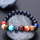 Eight Planets Natural Stone Bracelet - Glide Goods LLC