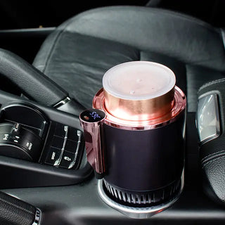 Intelligent Heating and Cooling Cup for Automobiles