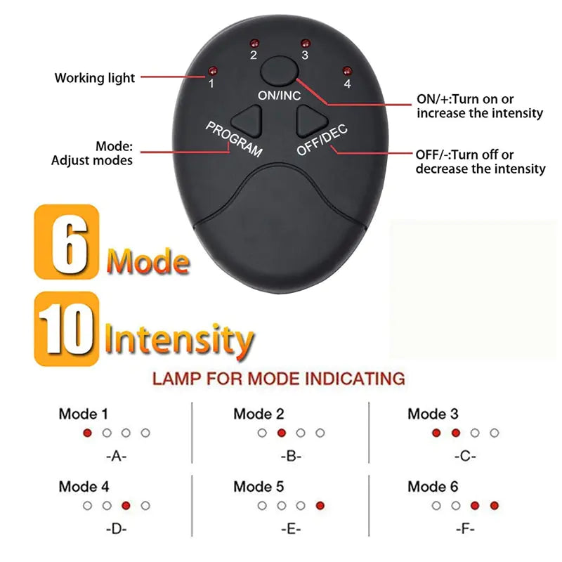 Electric Muscle Stimulator Fitness Massager