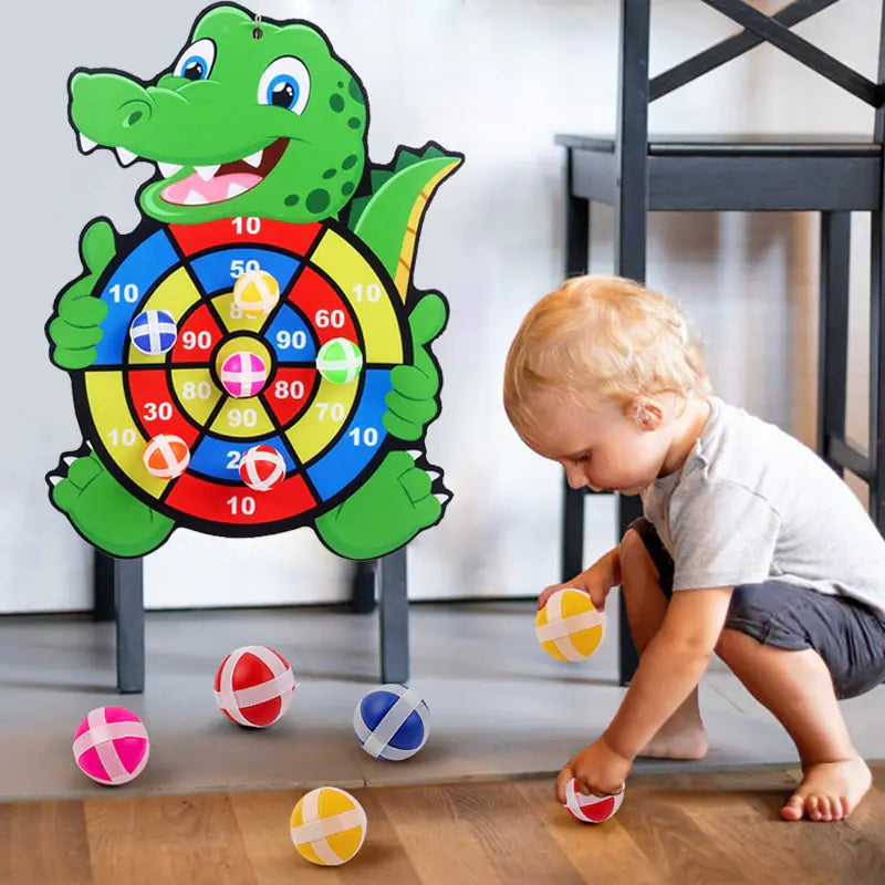Slingshot Target Sticky Ball Dartboard - Glide Goods LLC