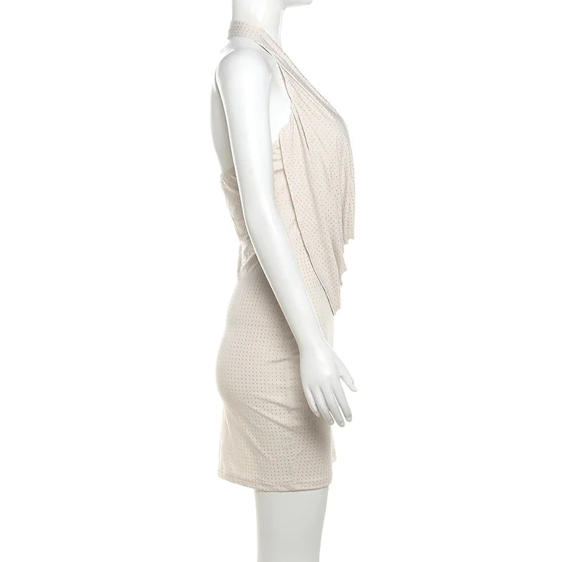 Sexy Backless Halter Sheath Dress - Glide Goods LLC