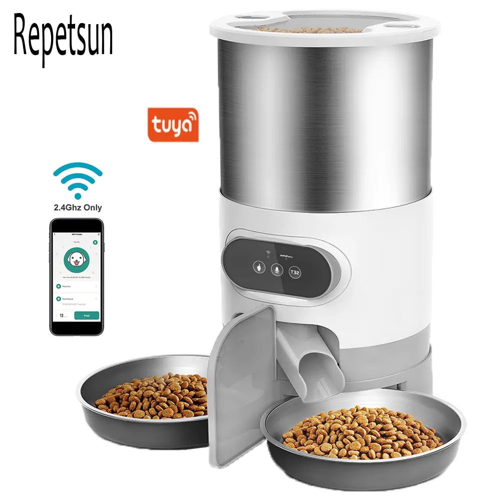 Wi-Fi Smart Pet Feeder - Glide Goods LLC