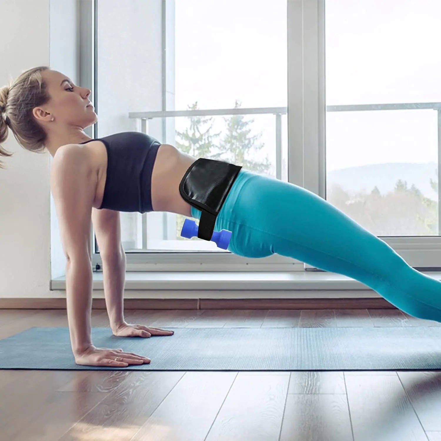 Hip Thrust Belt Glute Bridge Pad - Glide Goods LLC