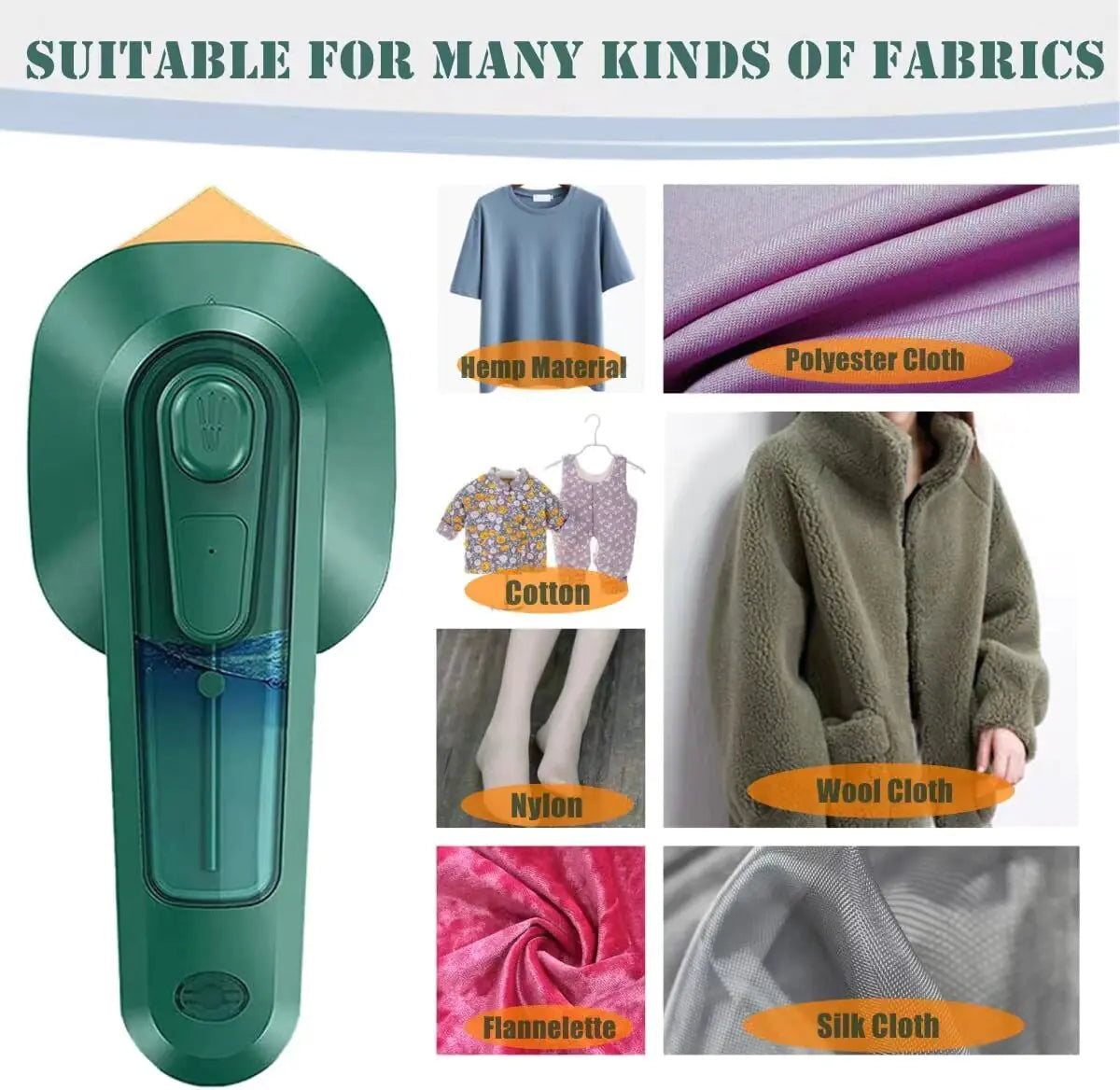 Mini Portable Handheld Steam Iron - Glide Goods LLC