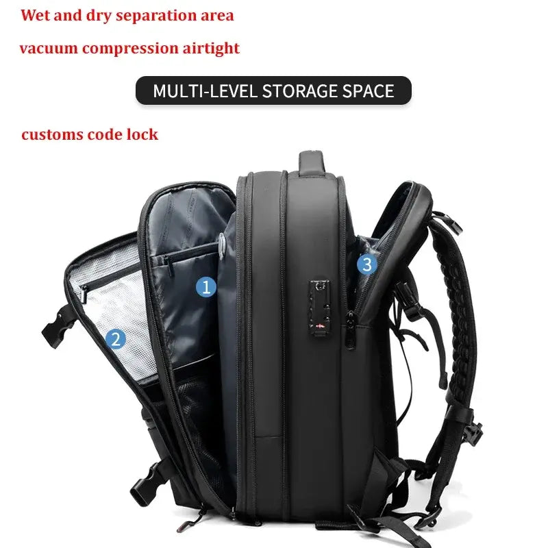 Vacuum Compression Backpack - Glide Goods LLC