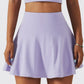 Tennis Skirt Fitness Badminton Fake Two Piece Sport - Glide Goods LLC