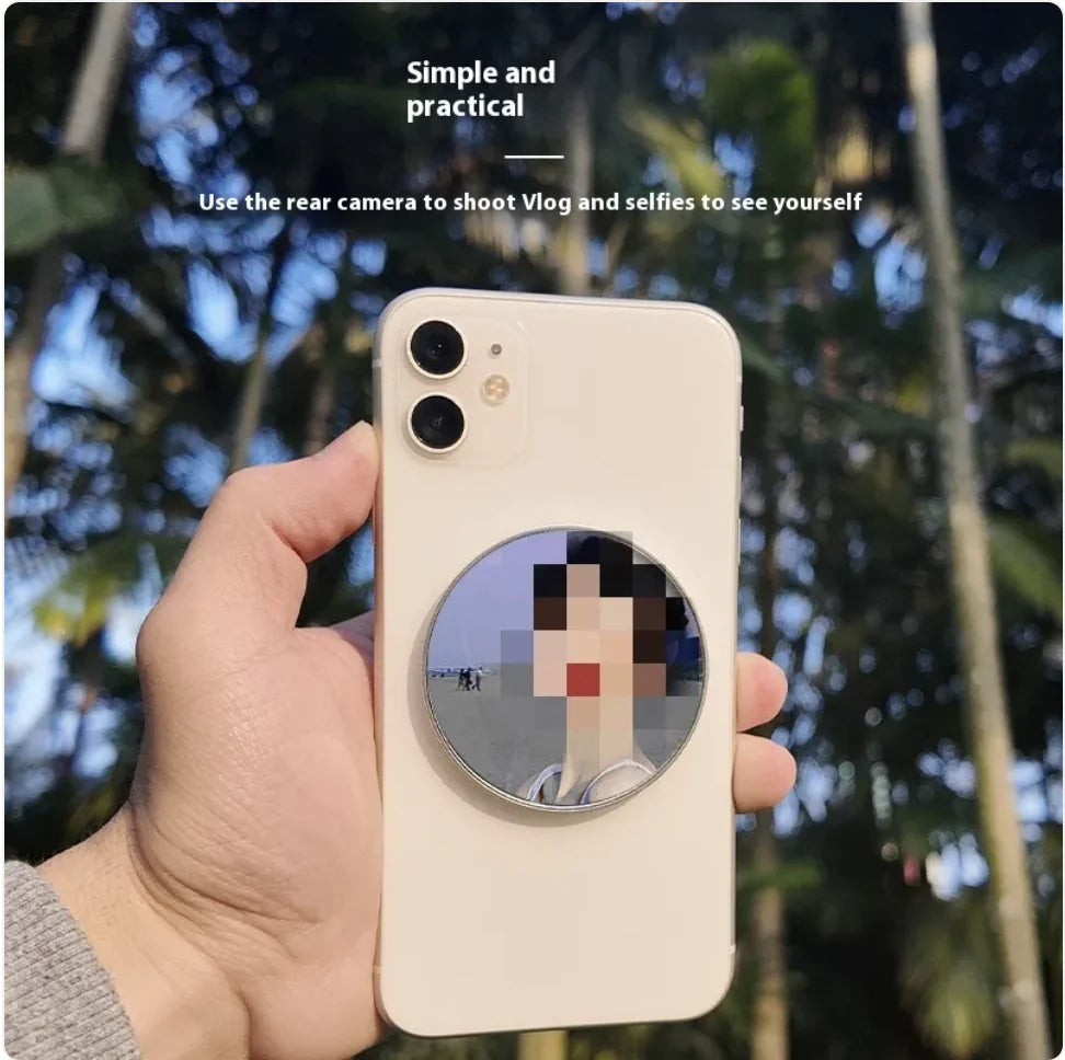 Magnetic Selfie Mirror Attachment for Mobile Phones - Glide Goods LLC