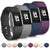Tobfit Sport Bands Compatible for Charge 2 Classic & Special Edition 4 Pack Black/Plum/Blue/Grey Large - Glide Goods LLC