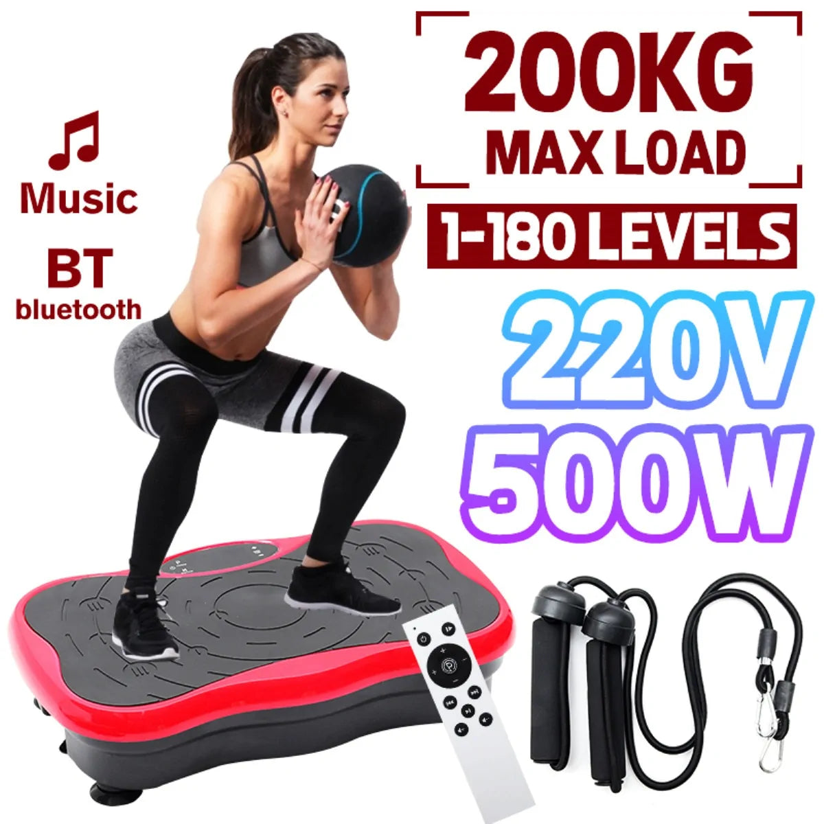 Exercise Fitness Vibration Machine Trainer Plate Platform - Glide Goods LLC