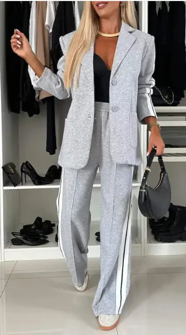 Seasonal Elegance Lapel Suit - Glide Goods LLC