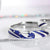 Couple Ring in Sterling Silver with Niche Enamel Design - Glide Goods LLC