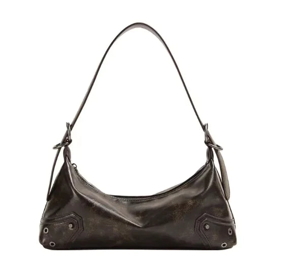 Retro Waxed Leather Messenger - Glide Goods LLC