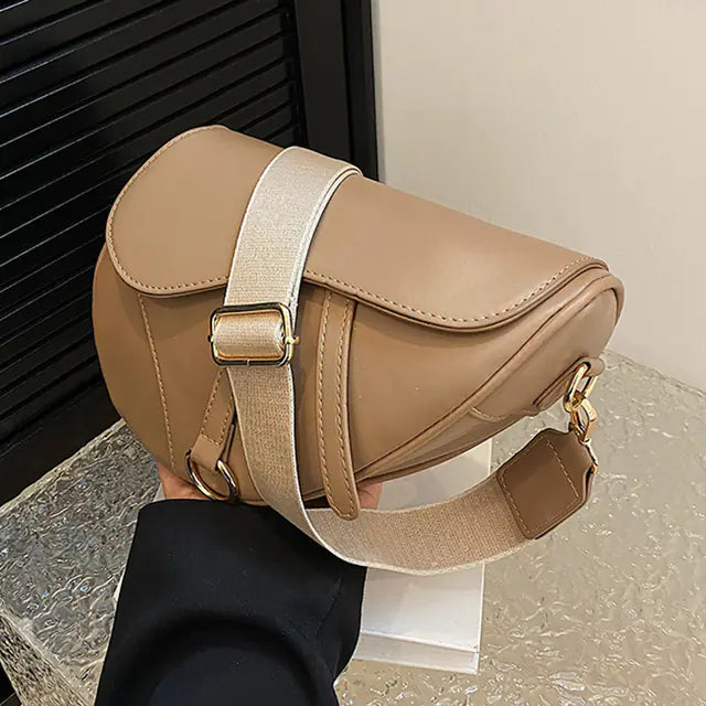 Luxury Designer Women's PU Leather Crossbody Bag 2023 - Glide Goods LLC