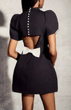 Red Cut-Out Mini Dress (One Piece) - Glide Goods LLC