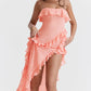 Strapless Suspender Evening Dress - Glide Goods LLC