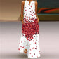 V-Neck Sleeveless Pocket Dress with Digital Print - Glide Goods LLC