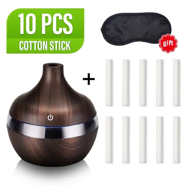 LED Wood Grain Humidifier - Glide Goods LLC