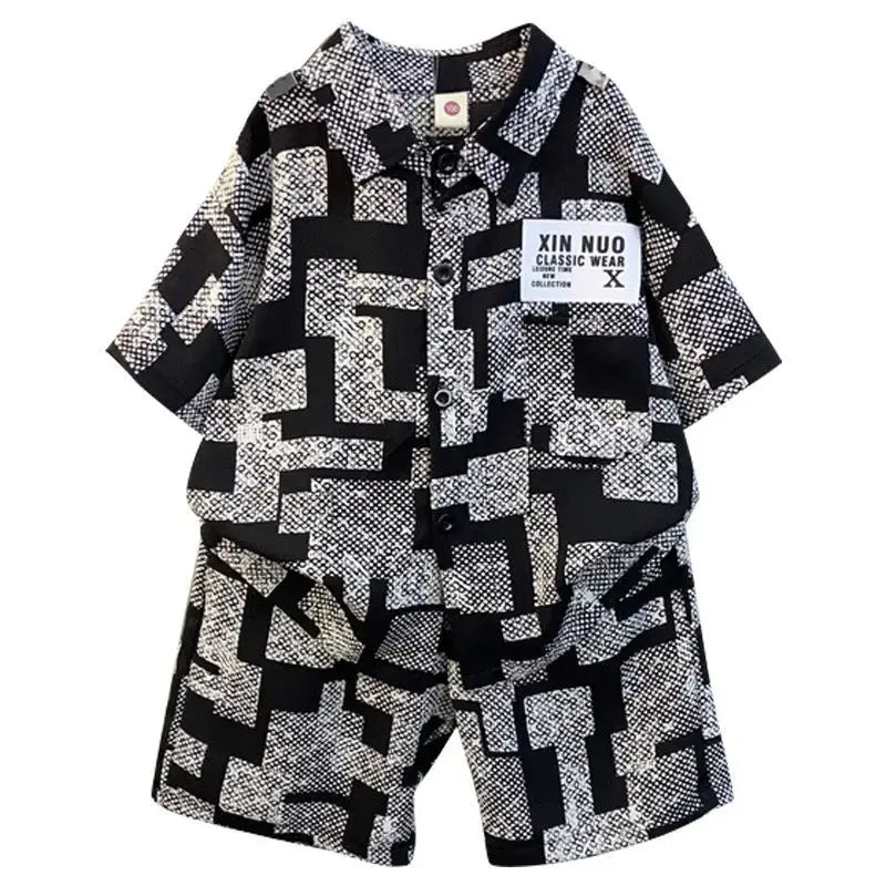 Trendy  Boys Two-piece Set - Glide Goods LLC
