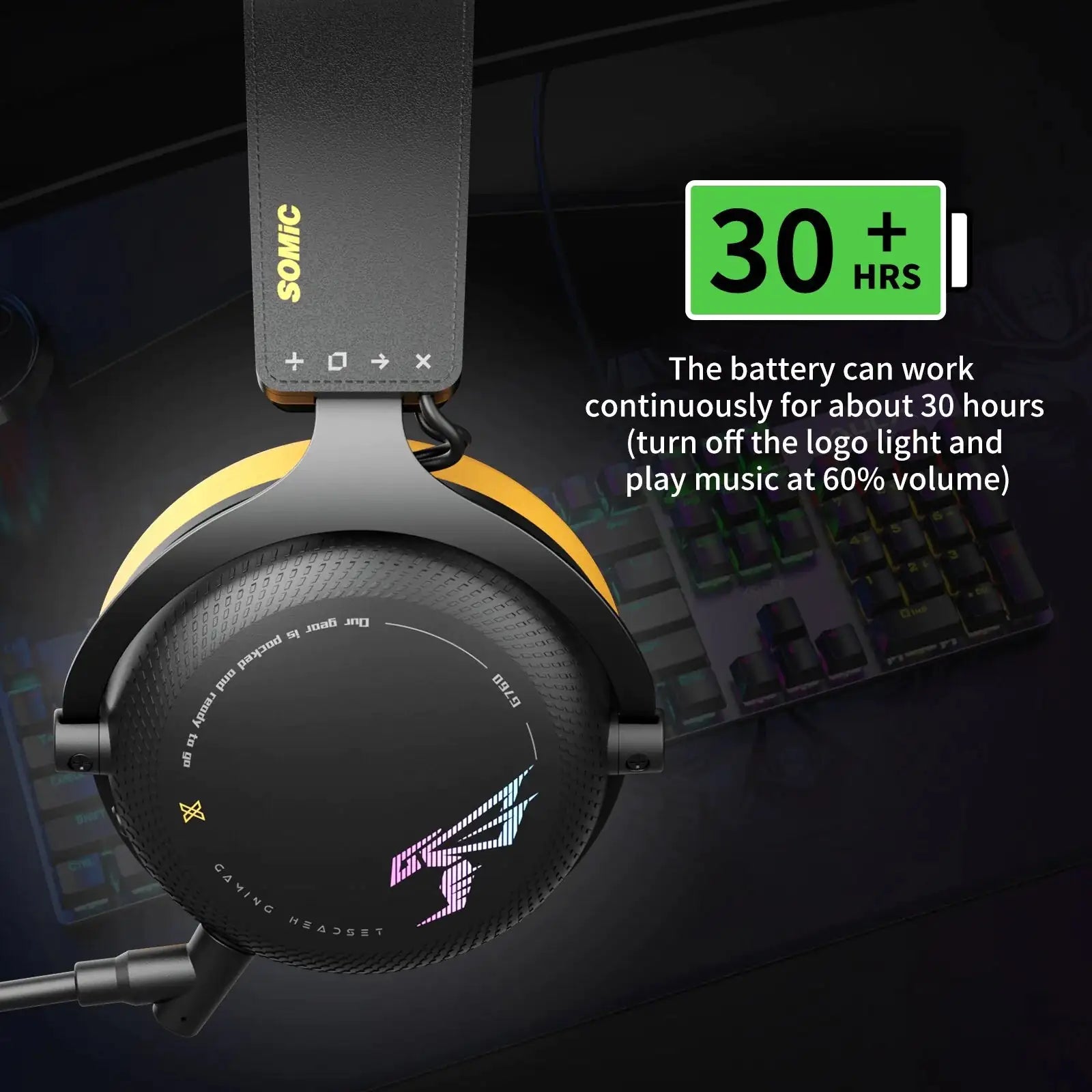 Wireless Gaming Headset - Glide Goods LLC