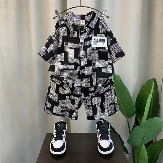 Trendy  Boys Two-piece Set - Glide Goods LLC
