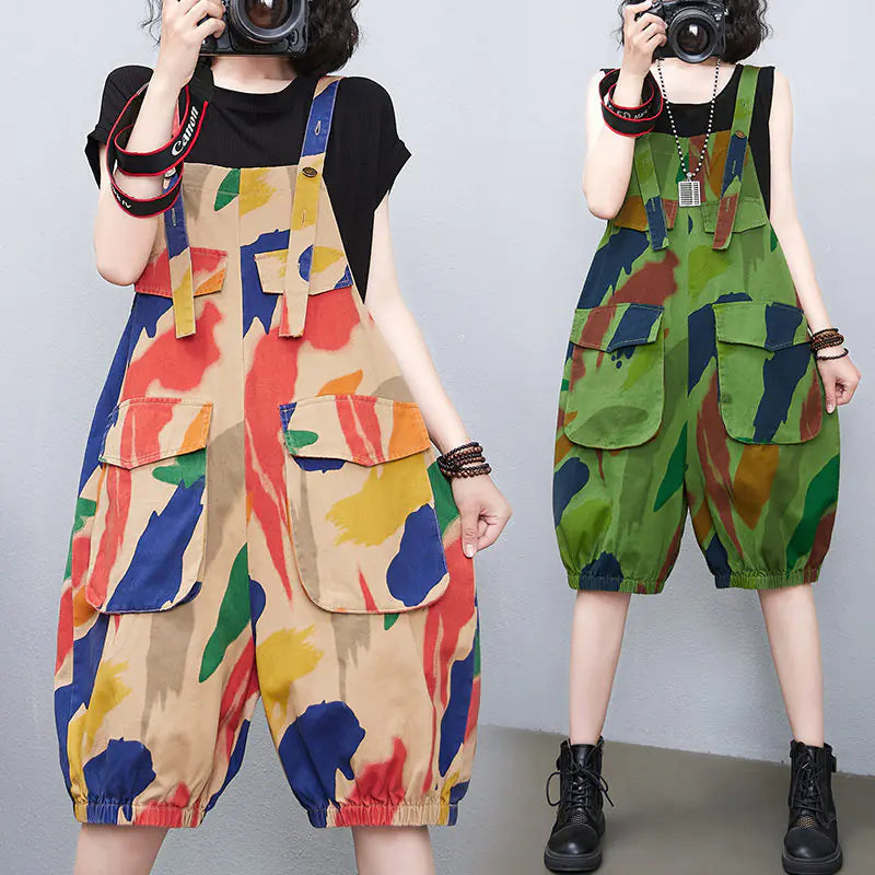 Trendy Women's High Waist Wide Leg Denim Jumpsuit - Glide Goods LLC