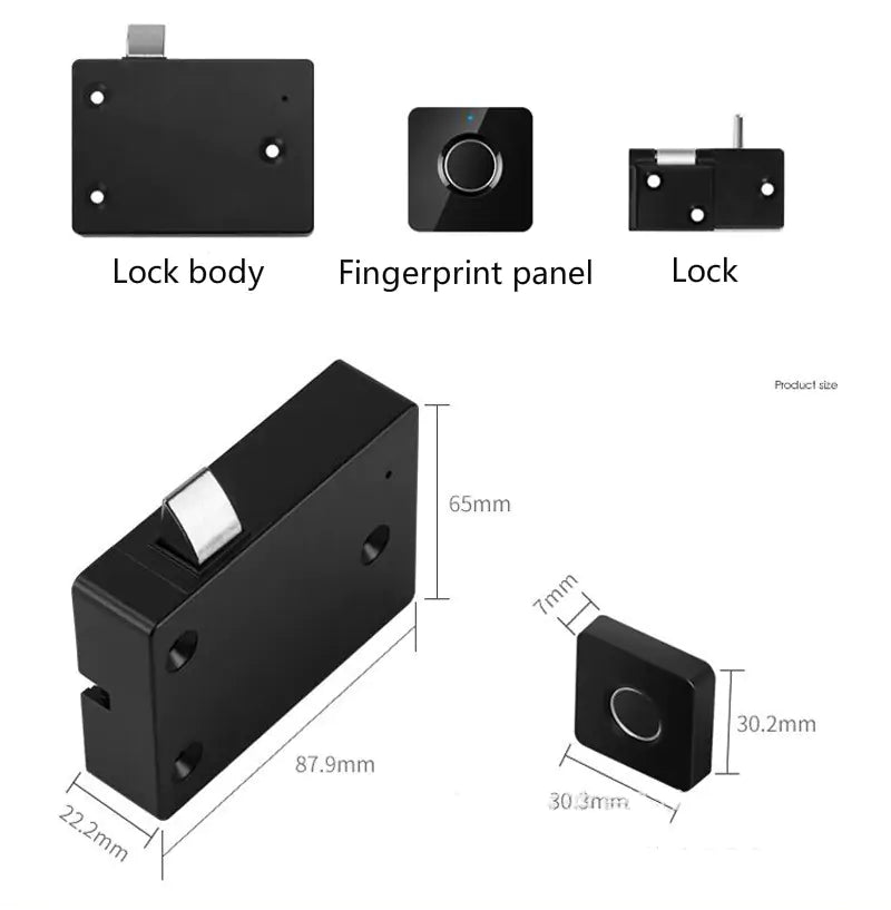 Electronic Cabinet Lock - Glide Goods LLC
