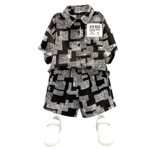 Trendy  Boys Two-piece Set - Glide Goods LLC